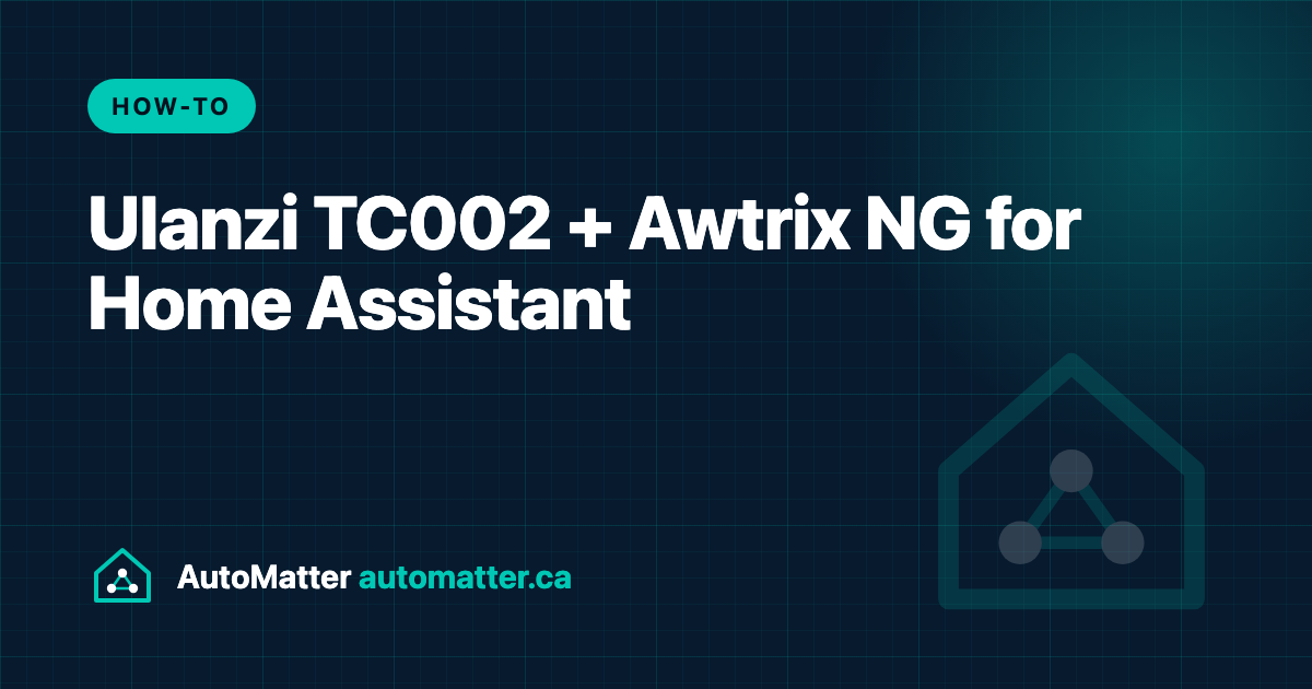Ulanzi TC002 with Awtrix NG: A Local Home Assistant Voice Display