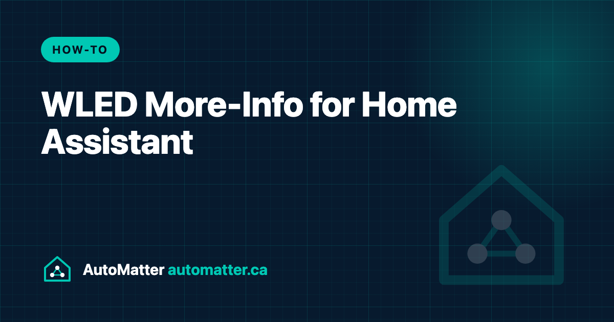 WLED More-Info: Full WLED Controls Inside Home Assistant’s Own Light Dialog